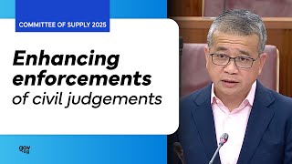 COS 2025: Enhancing enforcements of civil judgements