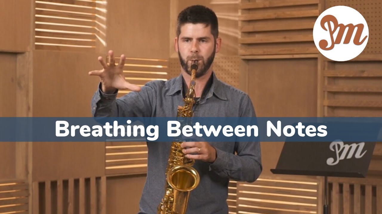 Alto Saxophone Technique 101 Lesson 11 Breathing Between Notes Practicing Musician YouTube