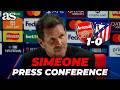 SIMEONE Full Press Conference After ARSENAL 1 ATLÉTICO DE MADRID 0 CHAMPIONS LEAGUE 