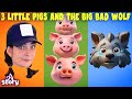 3 Little Pigs and the Big Bad Wolf+Wolf and the 7 Little Goats | English Fairy Tales &amp; Kids Stories