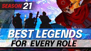 BEST LEGENDS For EVERY ROLE In Season 21 - LEGENDS To MAIN for FREE RP - Apex Legends Guide