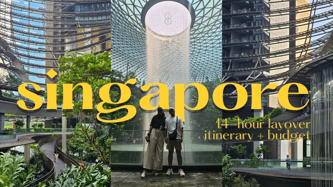 singapore layover vlog 🇸🇬 | exploring the city in 14 hours
