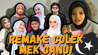 REMAKE COLEK MEK GANU !!! MIMI DAN FARIDAH KEPEDASAN !!!