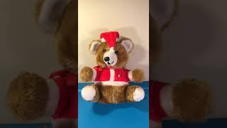 Emson musical Christmas carol bear