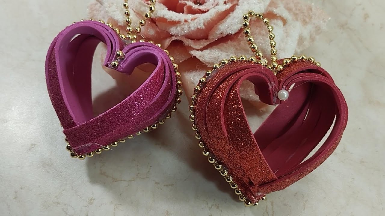 Сердечки ❤ своими руками из фоамирана / DIY Hearts ❤ from Foamiran