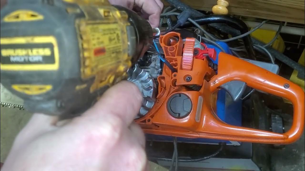 Husqvarna chainsaw coil bad replacement 5 mins 440 E ii or 2 model. 435