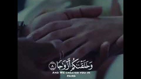 عبدرحمن مسعد سورة النباء وخلقناكم ازواجا💙