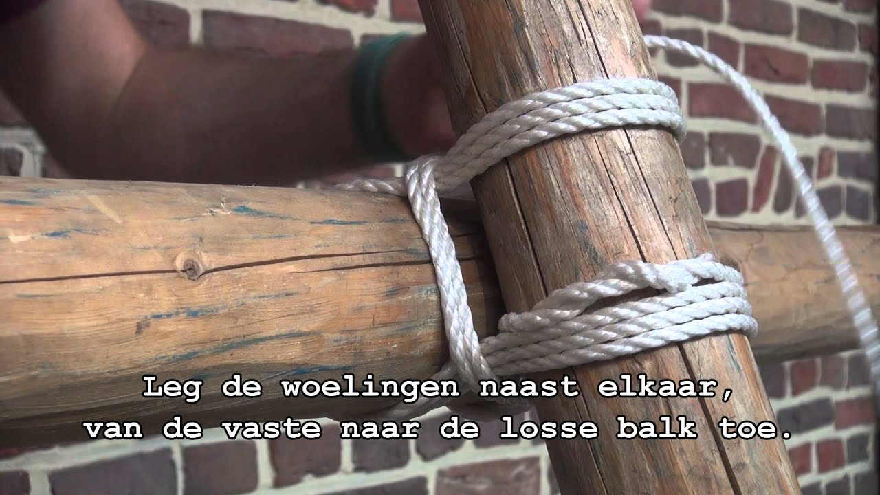 Kruissjorring - leren sjorren