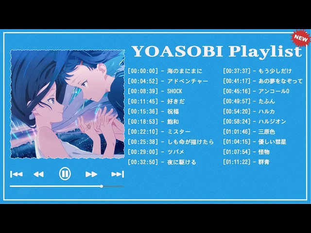 Kumpulan Lagu Jepang YOASOBI Terbaik 2023 class=