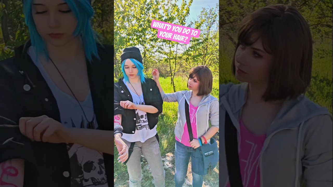 Trying something new | Chloe & Max @nikkihatsunecosplay #cosplay #shorts #lifeisstrange