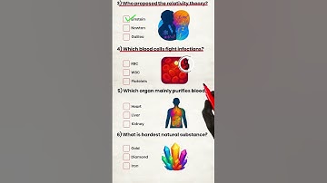 Science Quiz - Can You Get 6/6 #Science #sciencequiz #quiz #quiztime #trivia #guessquiz
