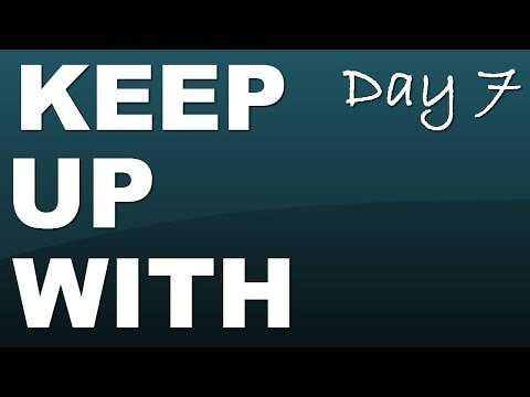 Phrasal verb: keep up with - Day 7 with JenniferESL