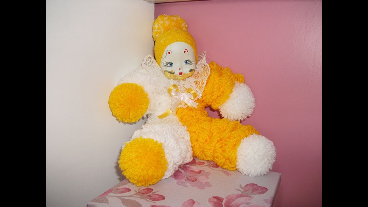 Palhaço de lã (Pierrô ou Pierrot)