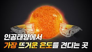 인공태양☀️에서 가장 뜨거운🔥 온도를 견디는 곳은 어딜까?