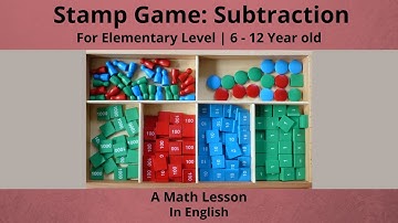 Subtraction using the Stamp Game - A Math Lesson | Elementary Level