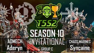 🔴Adeptus Mechanicus (Aderyn) vs. Grey Knights (Enba) | T5S2 S10 Invitational | 40k Batrep
