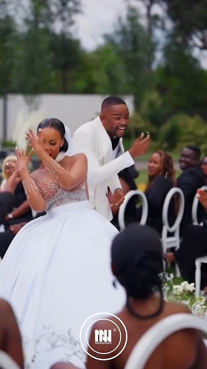 Ntando Duma and Uno's Wedding was indeed beautiful congratulation loves 💍🤍💎#wedding #shorts