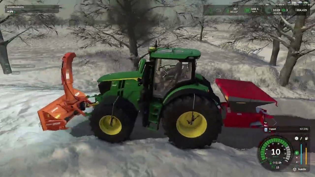 vi har fået meget sne EP 3 AF MS halm