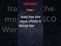 Interesting facts about countries every day italy