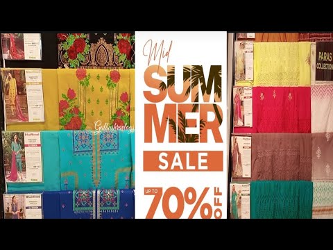 Gul Ahmed Mid Summer Sale Up to 70% Off ? July 16, 2022