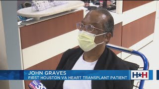 Houston VA first heart transplant