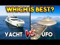 GTA 5 ONLINE : UFO VS YACHT (WHICH IS BEST?)