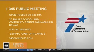 TxDOT hosting open house to discuss future of I-345