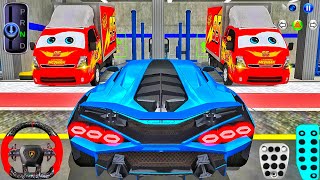 New Cargo Pickup Truck & Lamborghini For Parking - 3D Driving Class 2026 - Best Android iOS Gameplay screenshot 1