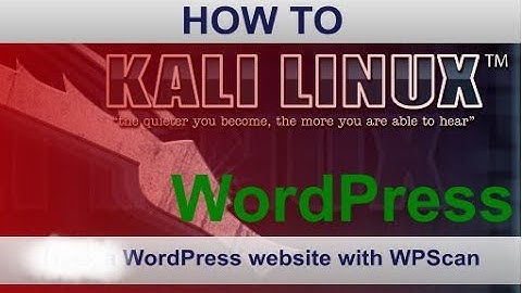 How to scan WordPress with WPScan