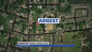 Wanted man arrested in Brookhaven