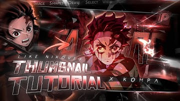 How To Make AMV/Edit Thumbnail On Android | Easy Amv Thumbnail Tutorial #thumbnail #ibispaintx