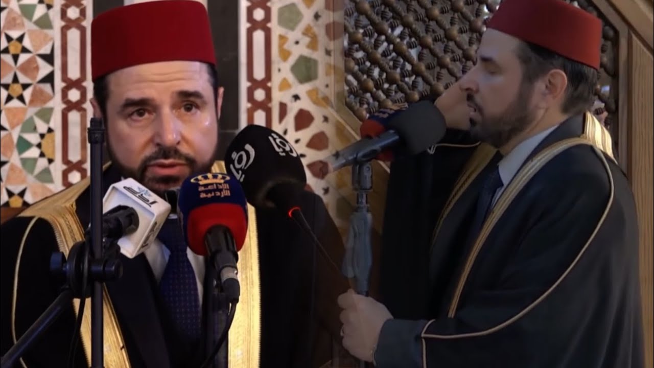 تلاوة الجمعة للشيخ معروف الشريف ايات من سورتي أبراهيم والصافات | اذان مقام بيات كرد | 23-1-2026م