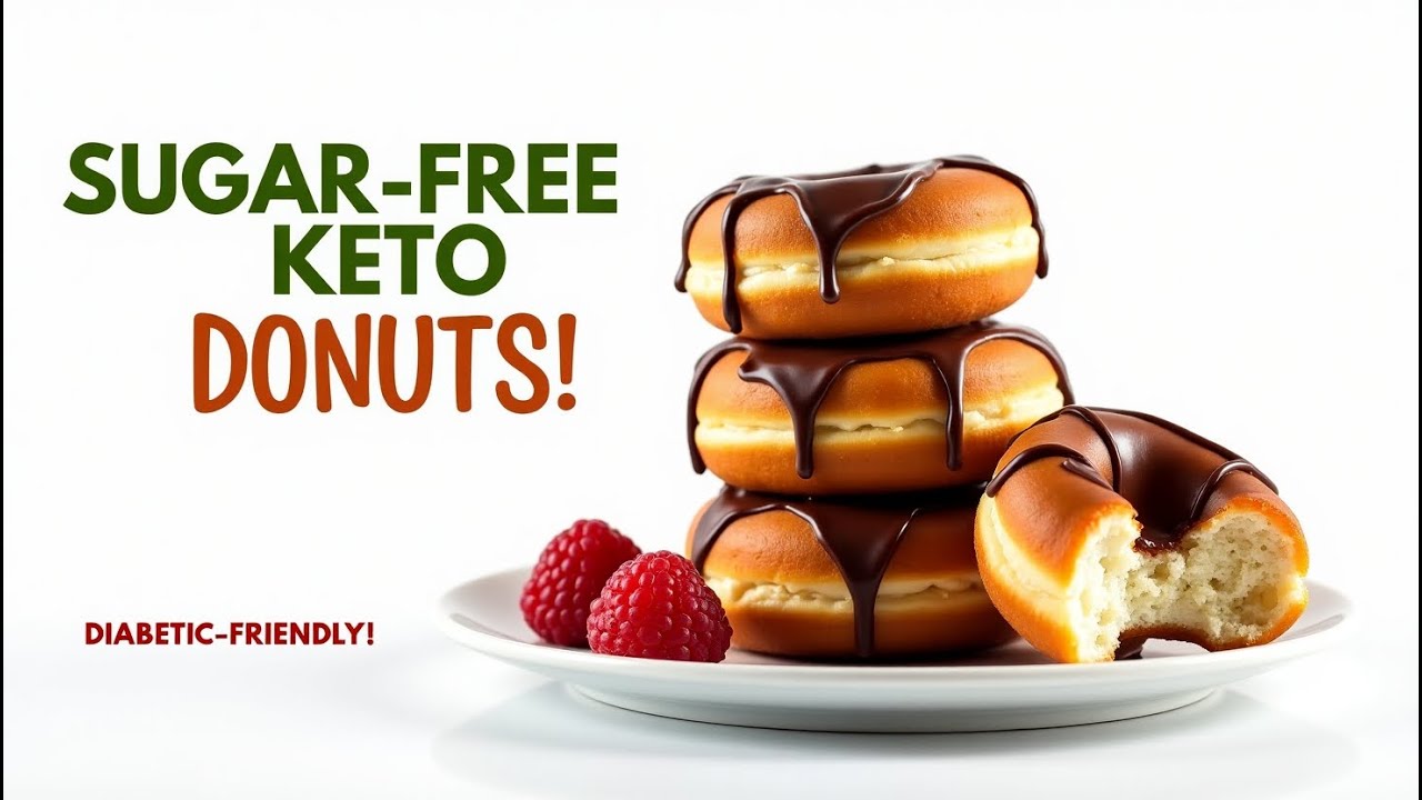 DIABETICS, STOP Everything and Make These Sugar-Free Keto Donuts! 🍩🔥