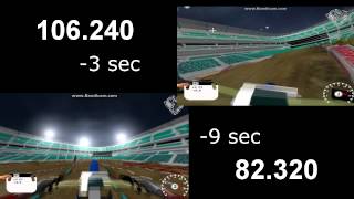 2 LAP RACE ON MX SIMULATOR 2012 SUPERCROSS RD 2 PHOENIX SPLITSCREEN