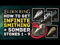 Elden Ring How To Get INFINITE Smithing Somber Smithing Stones 1 2 3 4 5 6 7 8 9 Location Guide Elden Ring How To Get INFINITE Smithing Somber Smithing Stones 1 2 3 4 5 6 7 8 9 Location Guide