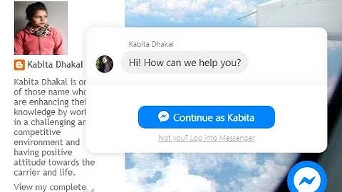 Add Messenger Chat Box on Your Blog or Website