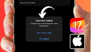 Card Not Added Apple Pay | Contact Your Card Issuer For More Information | iPhone - iPad | iOS 17 Net Worth