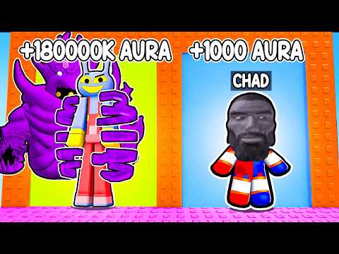 JAX and POMNI CLIMB the AURA TOWER in ROBLOX