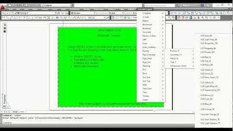 Autocad 2012 Tutorials Advanced - Deisel Script Layers.flv