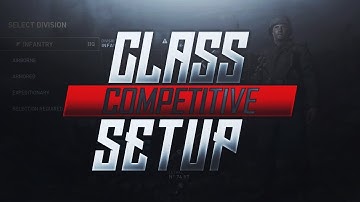 Competitive MLG WW2 Class Setups