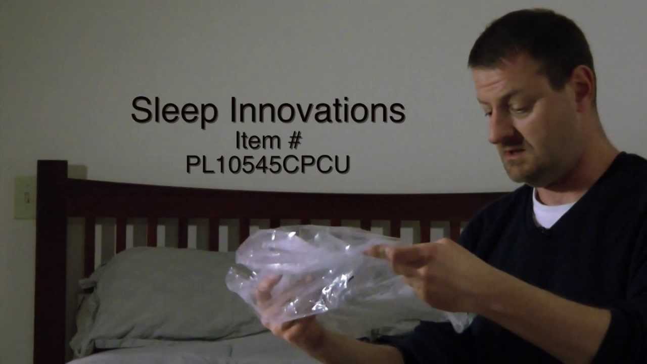 Sleep Innovations memory foam pillow review YouTube