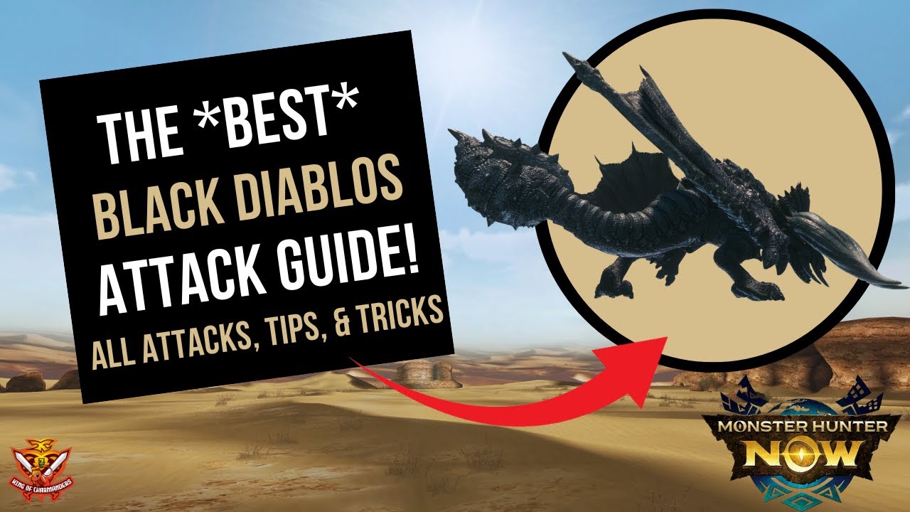 The Complete BLACK DIABLOS WEAPONS and ARMOR Guide! l Monster Hunter Now 