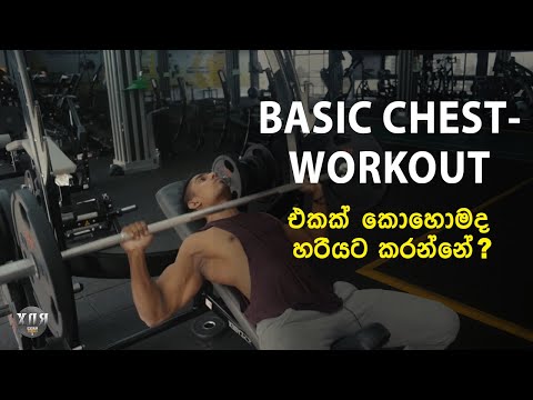 Basic Chest Workout For Beginners- Sinhala