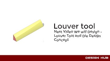 louver tool Design-Sheet Metal in Solidworks