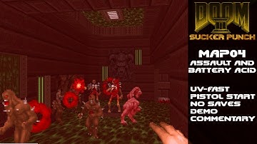 Doom II: Sucker Punch - MAP04 100% UV-Fast (Ultra Violence/Fast Monsters)