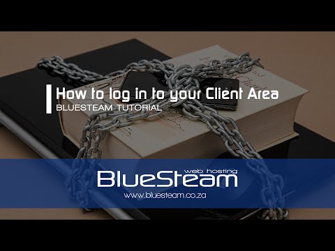 How to login in to your client area