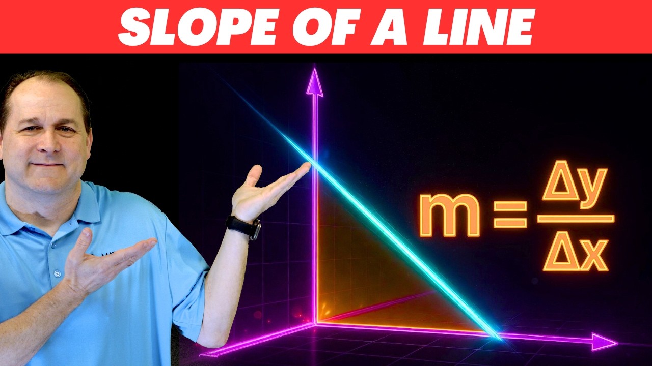 Slope of a Line Explained: Why it's CENTRAL to all Math