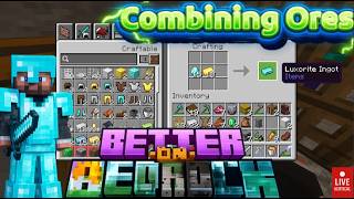 Better on Bedrock -Combining Ores  | Minecraft Bedrock 1.26 | vertical  #minecraft #betteronbedrock