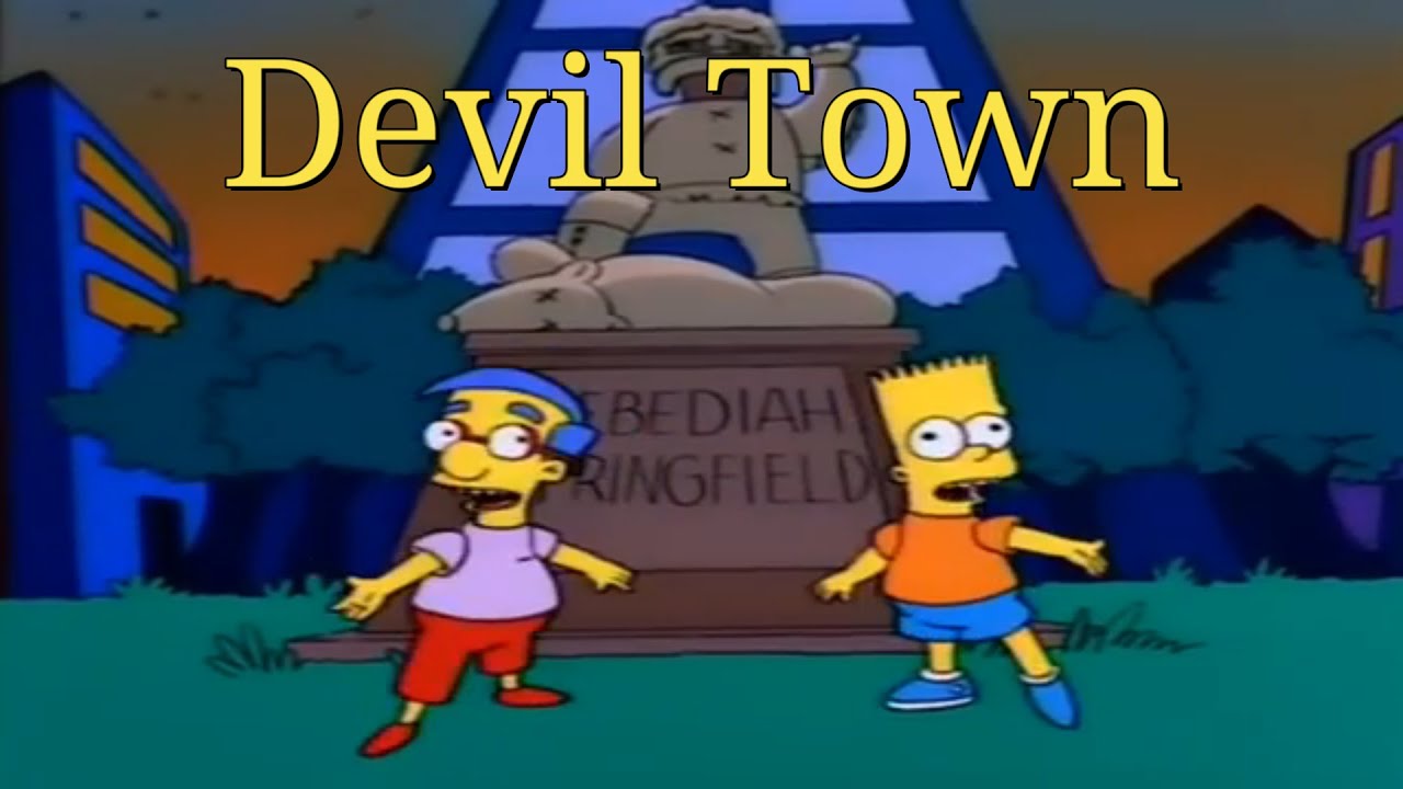 The Simpsons AMV Devil Town (Reupload) - YouTube