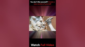 You don’t like yourself? Create a new version of yourself #selfimprovement
